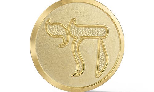 Ember Fine Jewelry 14k Yellow Gold Medium Chai Pendant Necklace In Gold