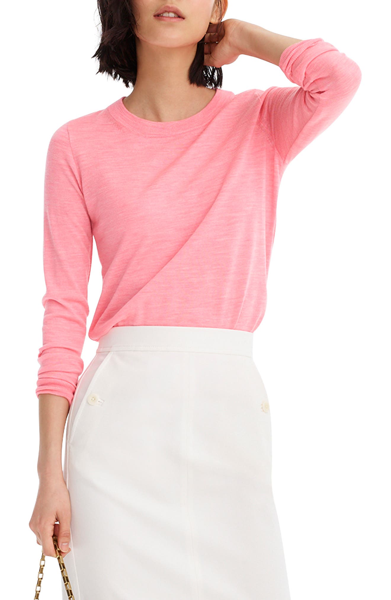Plus Size J.crew Tippi Merino Wool Sweater, Pink