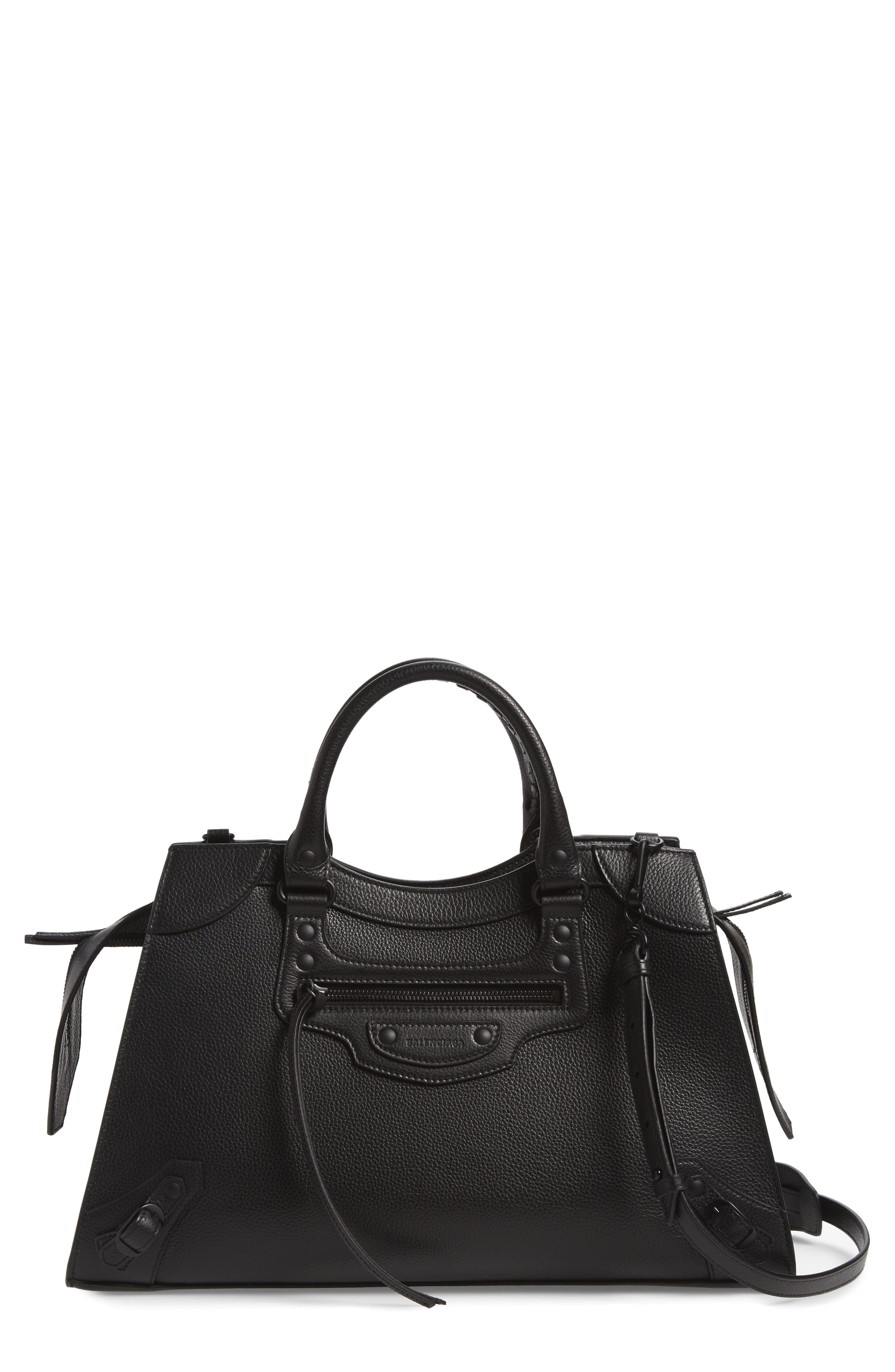 balenciaga purse black