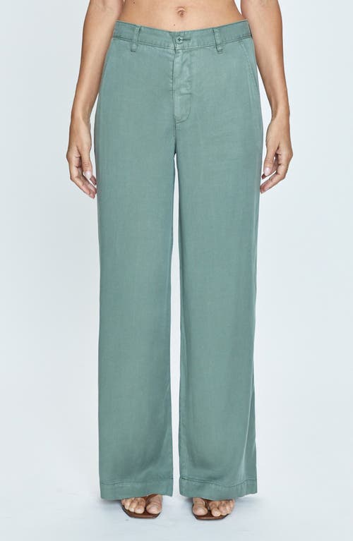 Shop Pistola Jayden Wide Leg Pants In Olivine