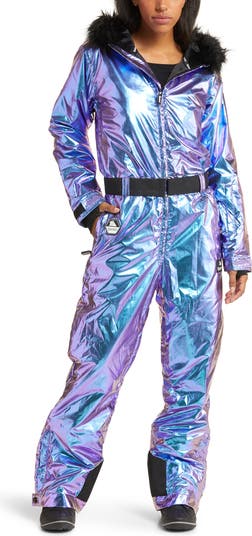 Metallic 2025 snowsuit womens
