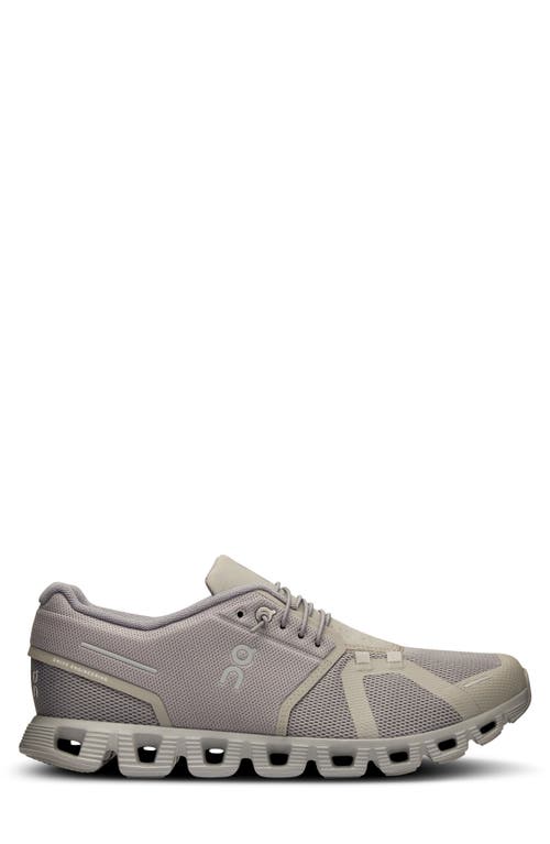 On Cloud 5 Running Shoe In Fog/alloy