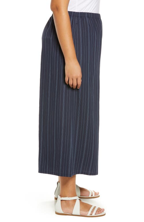 Vince Variegated Stripe Culottes In Coastal