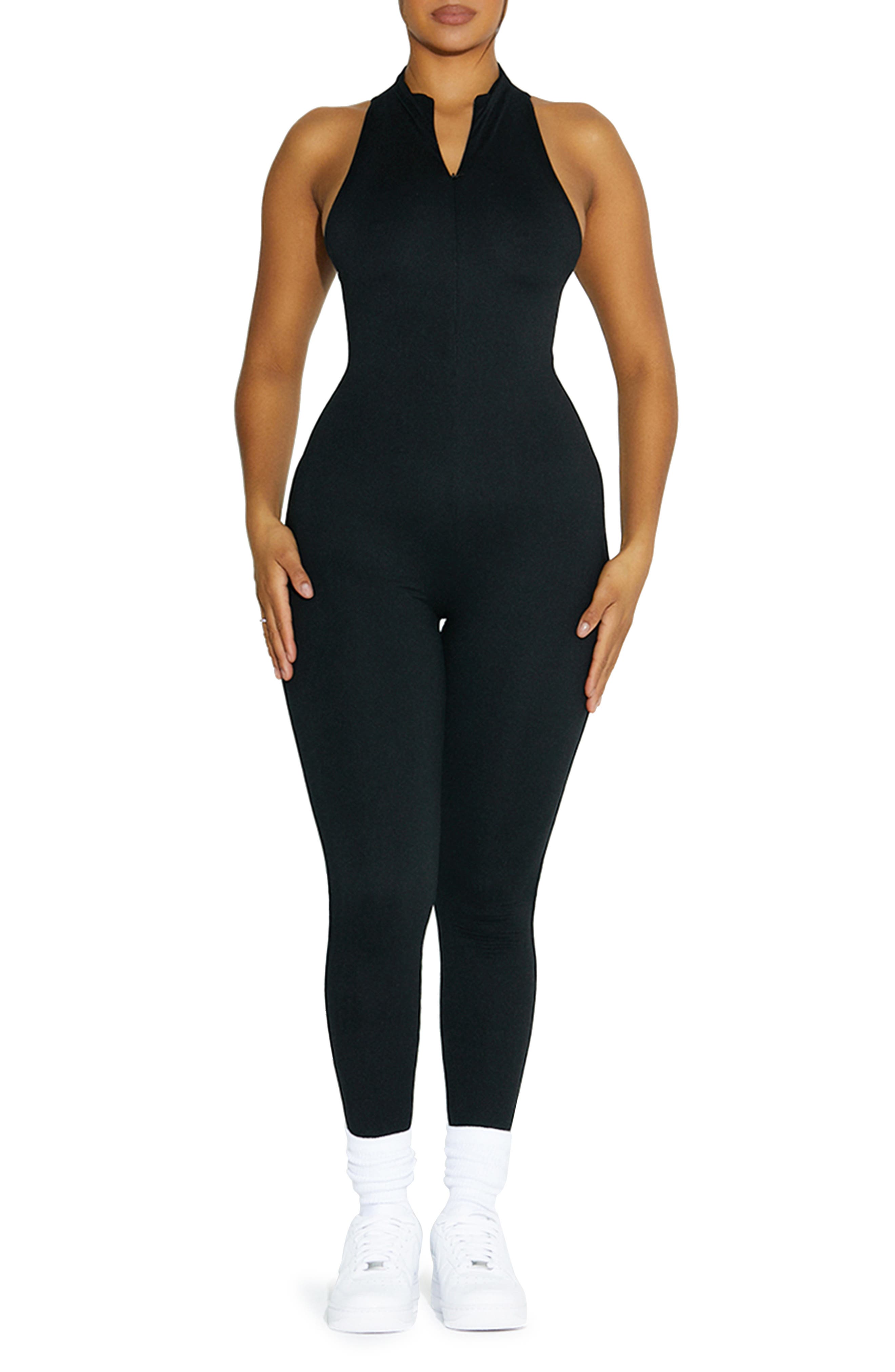 american apparel black jumpsuit