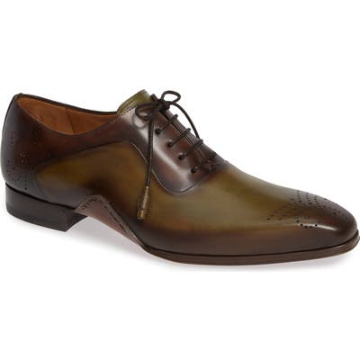 Mezlan Ferrara Medallion Toe Oxford, Green