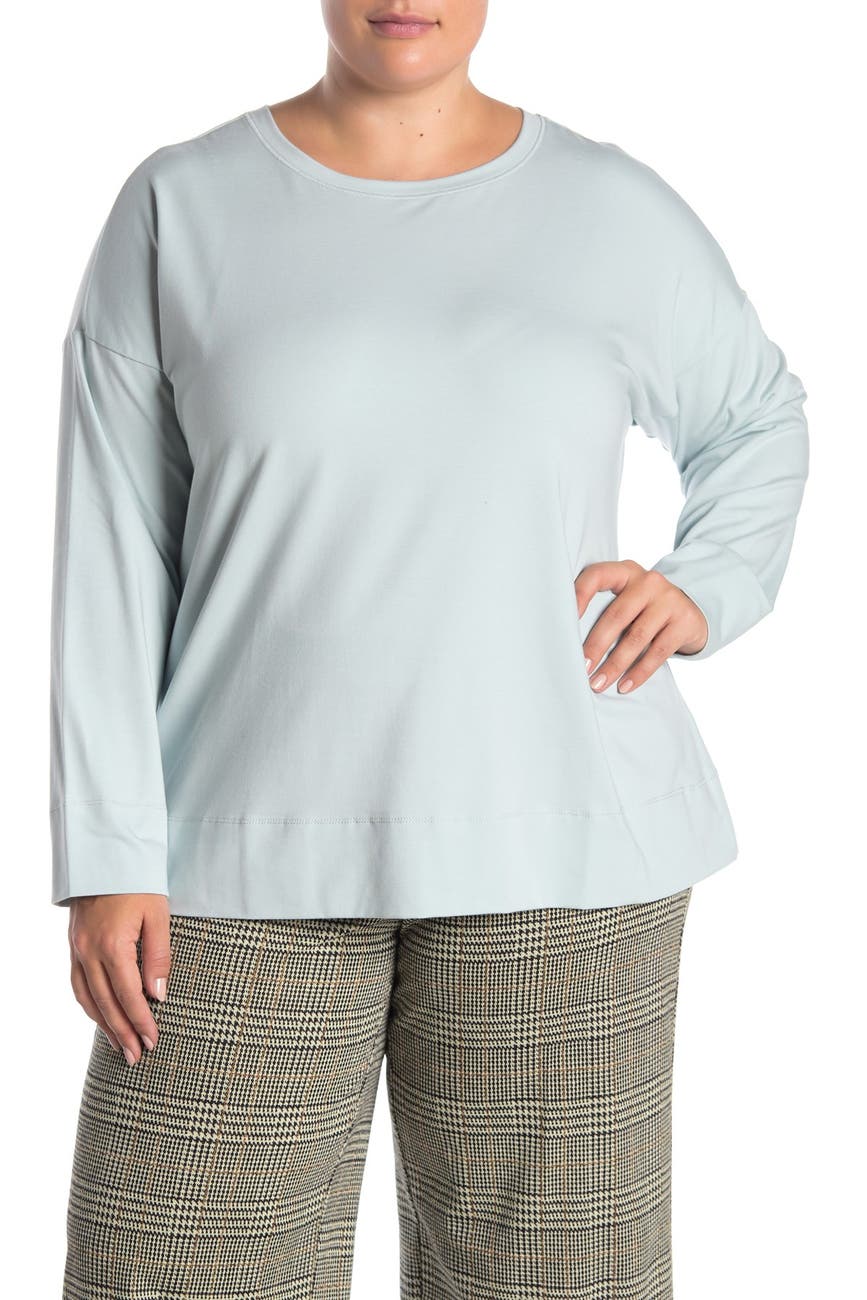 Eileen Fisher | Crew Neck Long Sleeve T-Shirt | Nordstrom Rack