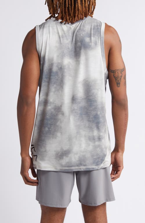 Shop Rvca Sport Vent Tank In Chalk Wash