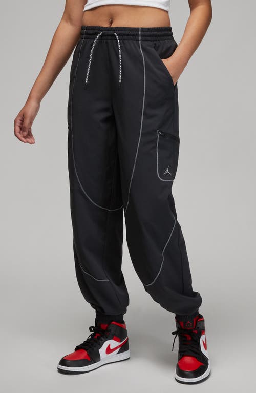 Shop Jordan Sport Tunnel Pants In Black/stealth/stealth