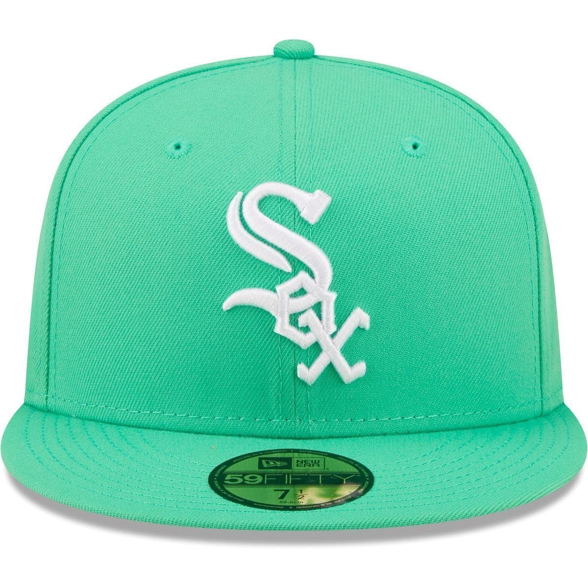 New Era Men's New Era Green Chicago White Sox Logo 59FIFTY Fitted Hat
