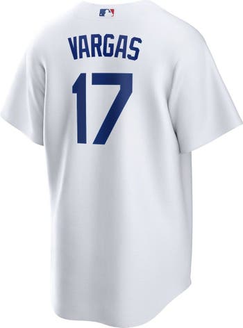 Nike Men's Nike Miguel Vargas White Los Angeles Dodgers Replica Player  Jersey