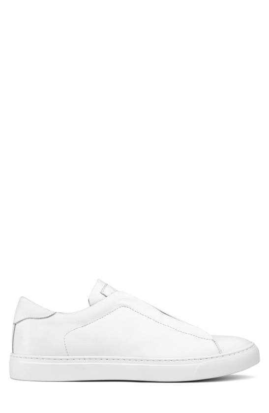 To Boot New York Men's Bolla Leather Slip-on Sneakers In White