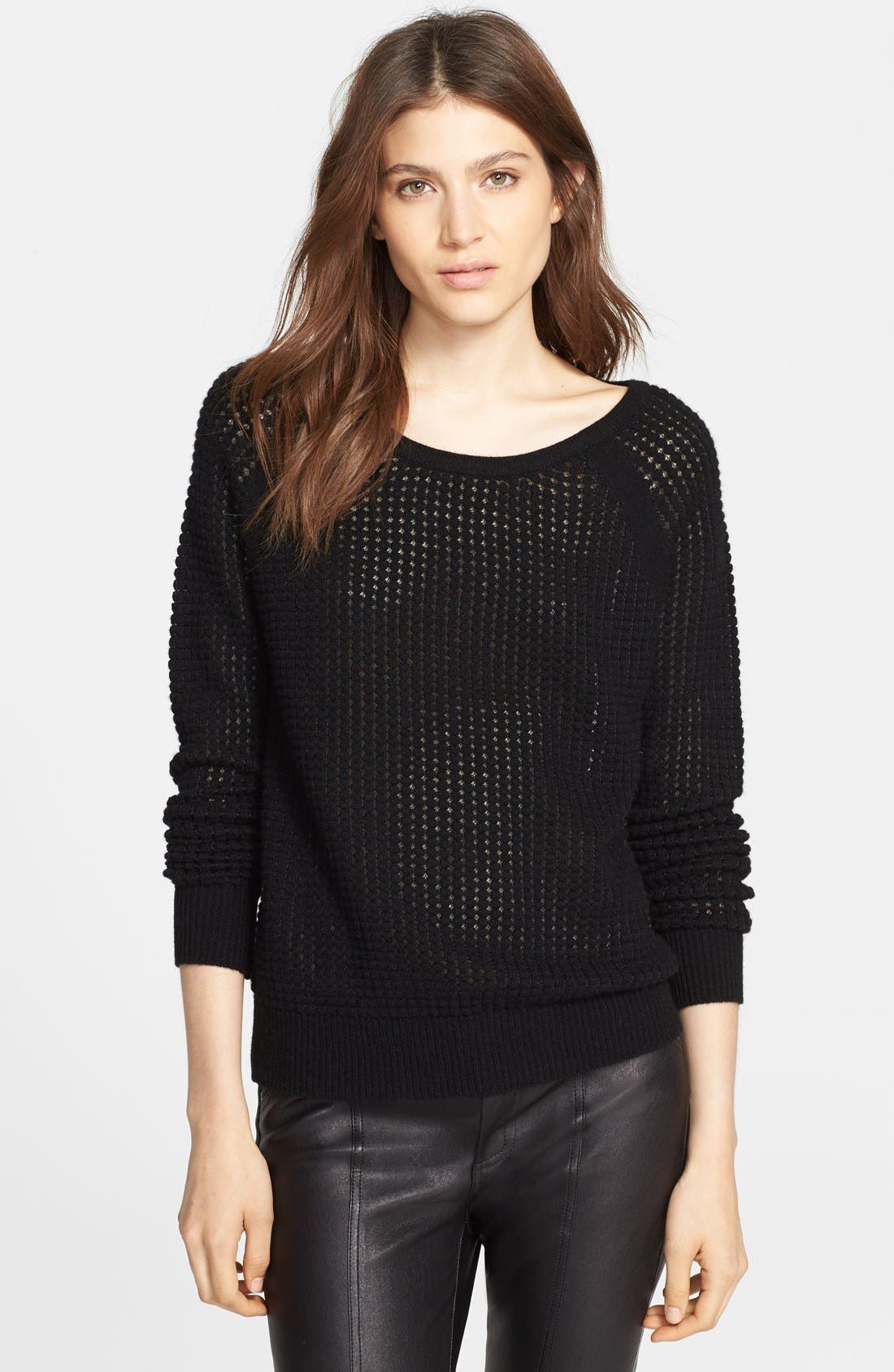 Vince Raglan Sleeve Thermal Sweater Nordstrom