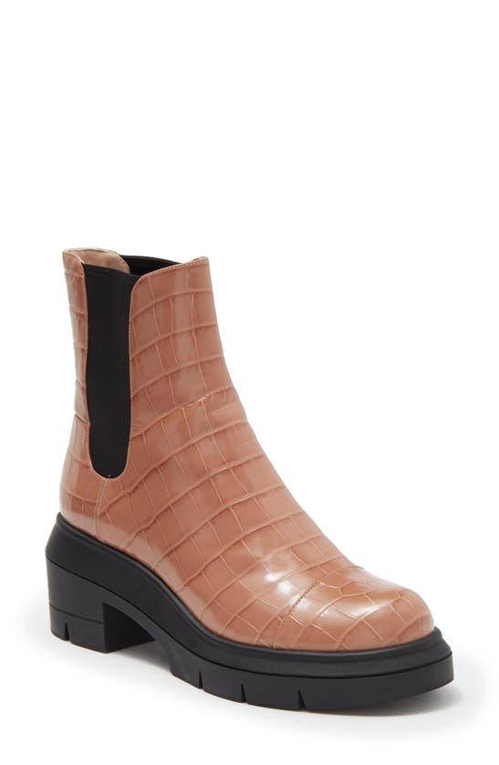 Stuart Weitzman Norah Chelsea Boot In Tan