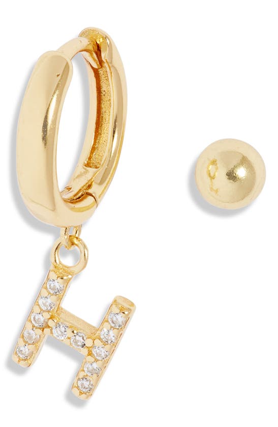 Argento Vivo Mismatched Hoop & Stud Earrings In Gold - H