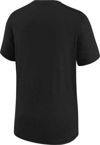 Mens Brooklyn Nets Nike Long Sleeve Practice T-Shirt - Black