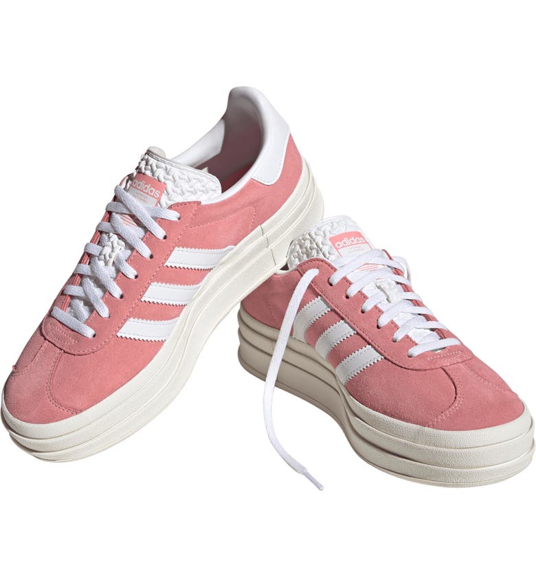 The Perfect Pop of Color with Adidas Blush Sneakers