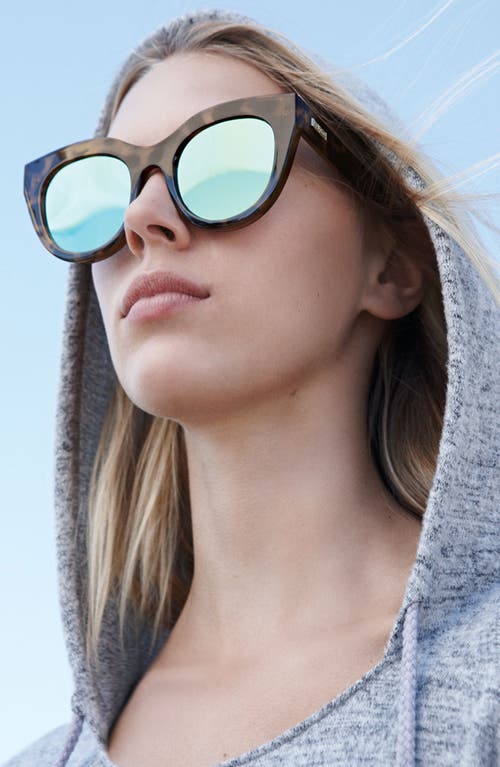 Le Specs Air Heart 51mm Sunglasses In Black/gold