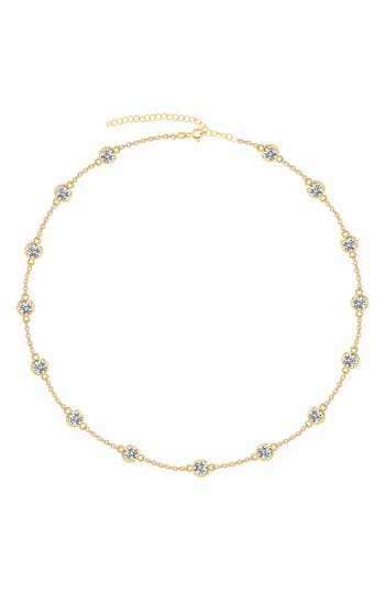 Gabi Rielle Effortless Staples Station Necklace In Gold