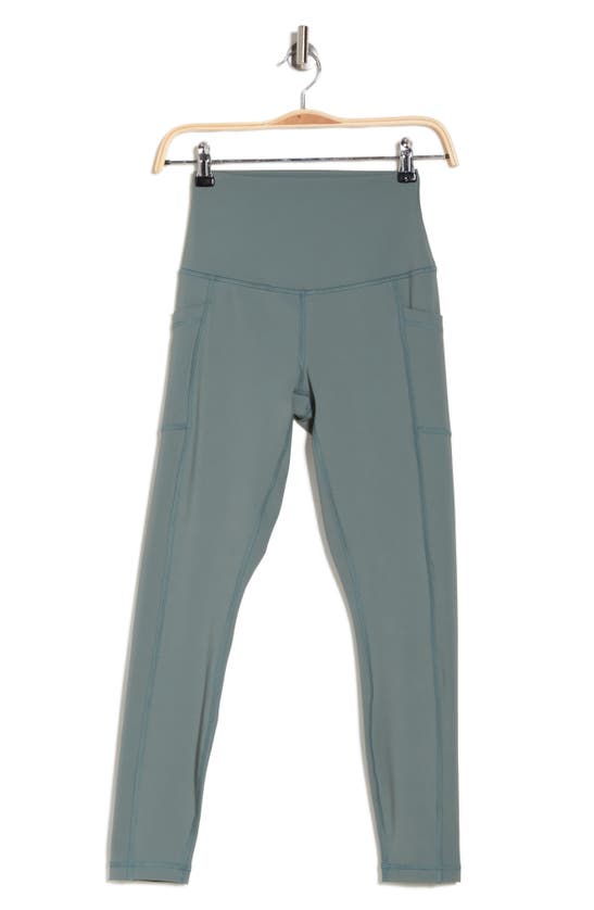 90 Degree By Reflex Interlink Polygiene Supreme Pocket Leggings In Bay Leaf