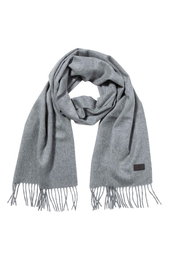 Hickey Freeman Cashmere Fringe Scarf In Nocolor