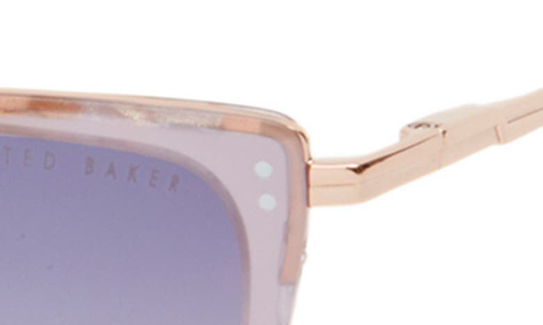 Ted Baker 56mm Square Sunglasses In Purple