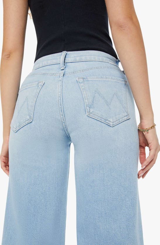 Shop Mother The Twister Flood Ankle Flare Jeans In Lost Art