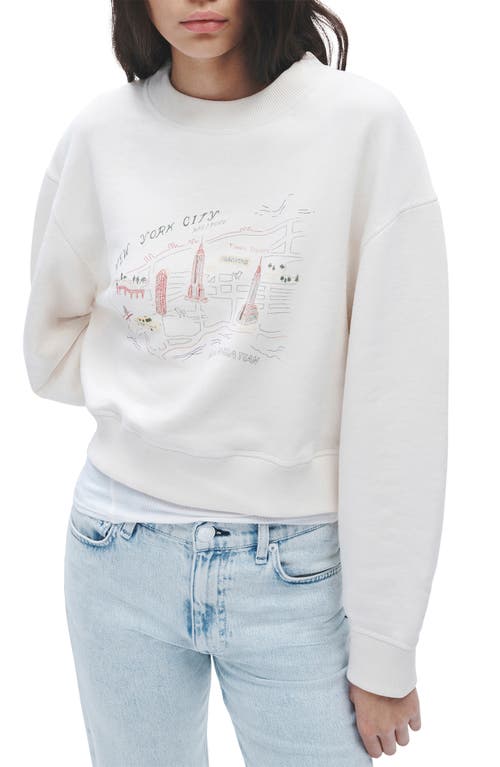 Terry NYC Tourist Sweatshirt in Off White