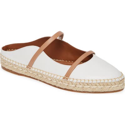 Malone Souliers Siena Espadrille Flat - White
