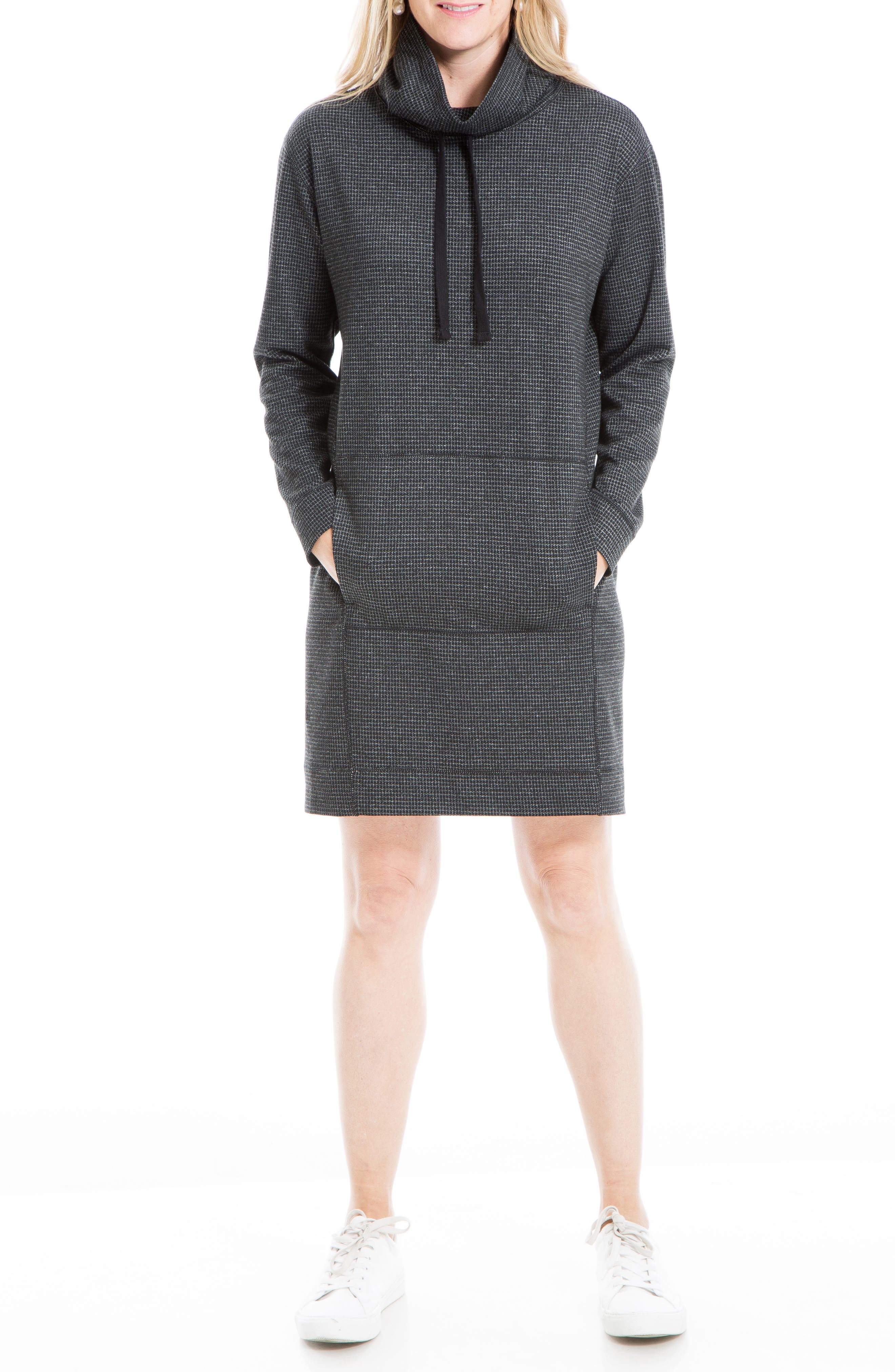 Max Studio Funnel Collar Sweater Dress 