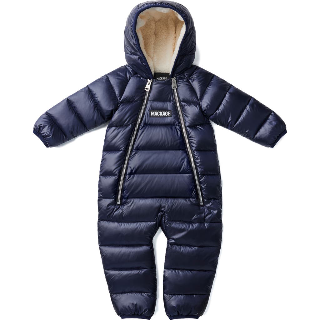 Mackage Bambi Down Snowsuit In Navy