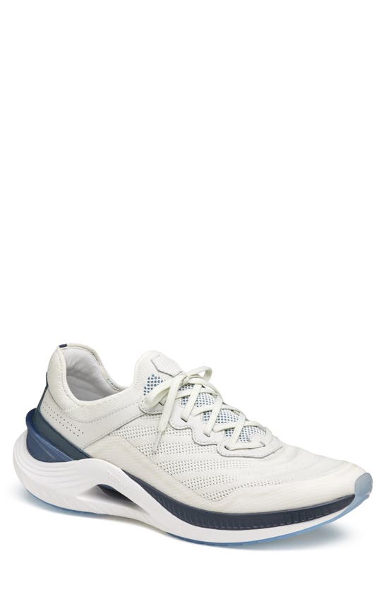 Johnston & Murphy Mcguffey Gl1 Hybrid Sneaker In White/ Blue