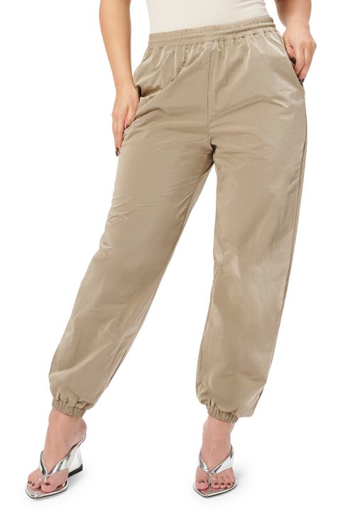 grey capri pants women's