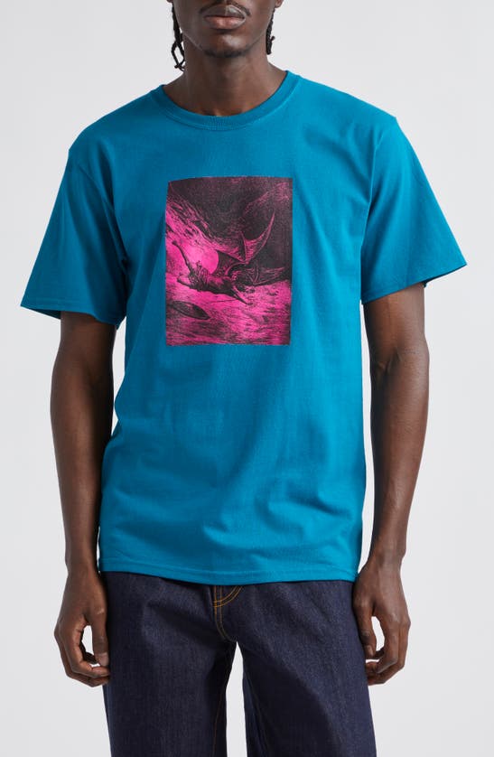 Noah Get Back Up Graphic T-shirt In Teal