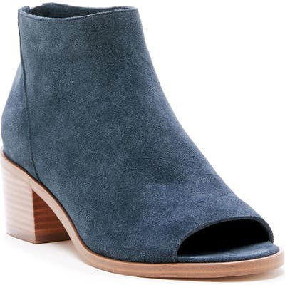 Sole Society Tabbie Open Toe Bootie, Blue