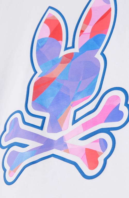 Shop Psycho Bunny Norridge Pima Cotton Graphic T-shirt In White