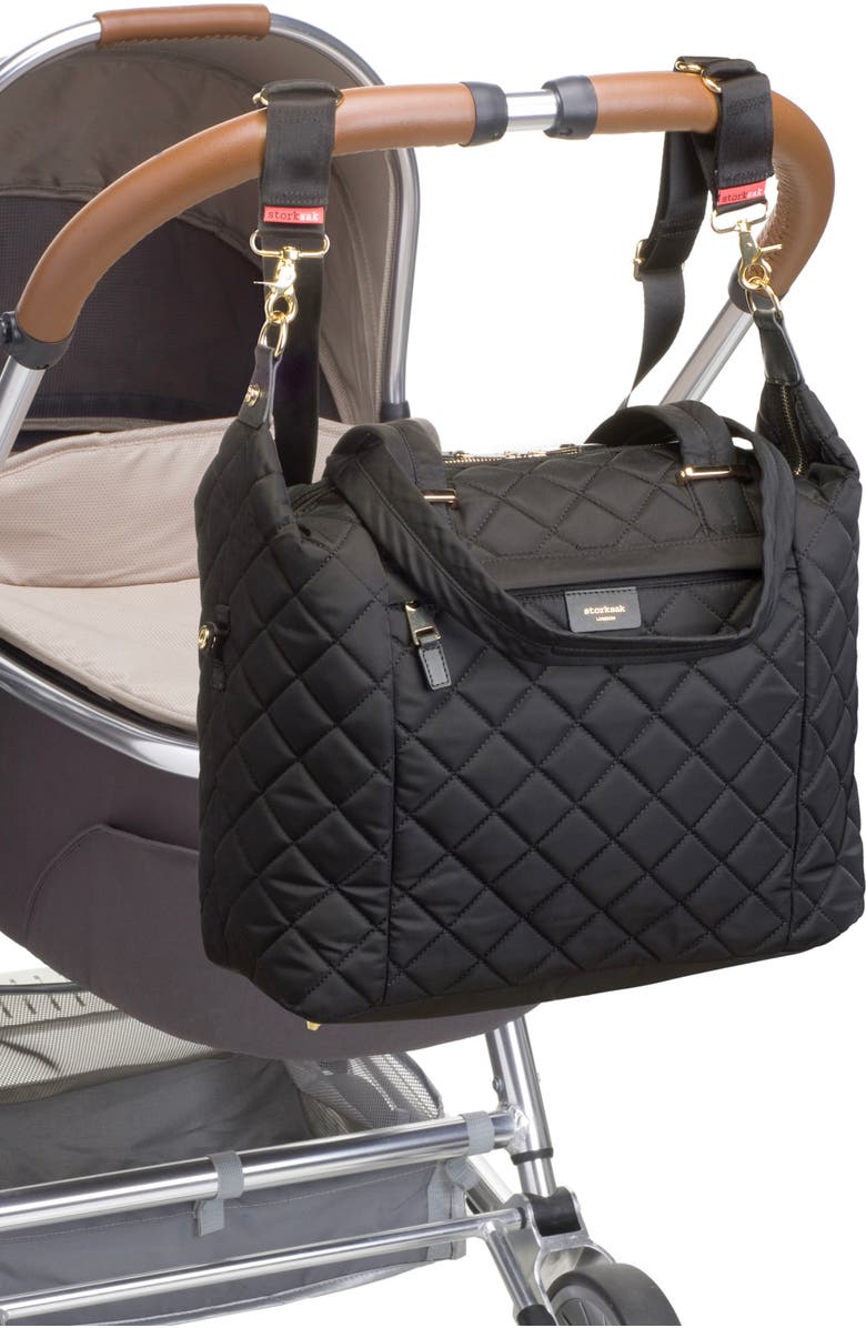 Storksak Stevie Water Resistant Quilted Diaper Bag | Nordstrom