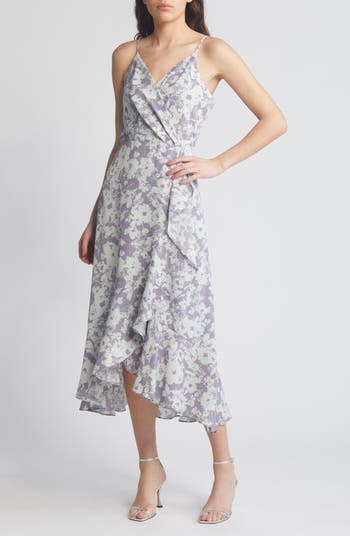 Chelsea28 ruffle wrap sales dress