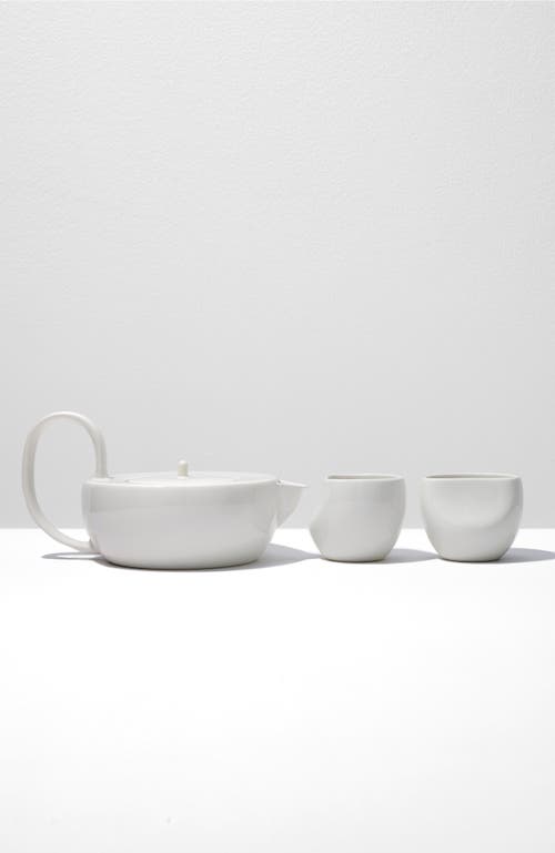 Fors Studio Large Teapot Set In White