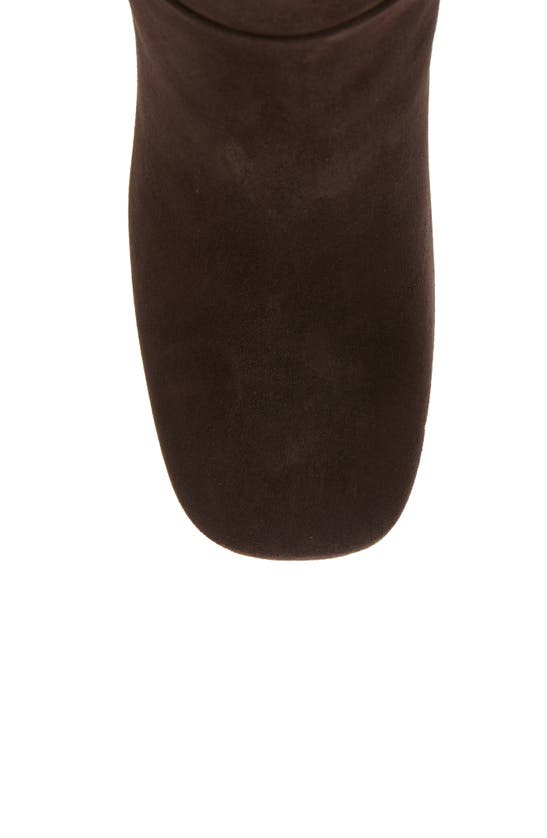 Prada Logo Knee High Boot In Moro