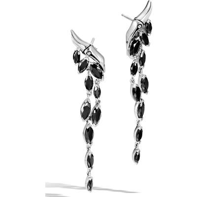 John Hardy Bamboo Spinel Drop Earrings