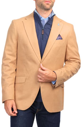 Shop Tailorbyrd Lux Cashmere Touch Sport Coat In Camel