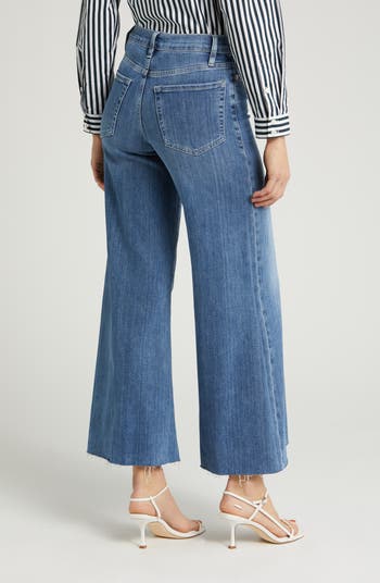 FRAME Le Palazzo High Waist Crop Wide Leg Jeans | Nordstromrack