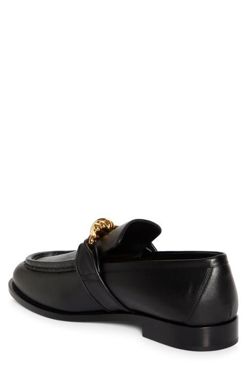 Shop Bottega Veneta Astaire Knot Bit Loafer In 1000 Black