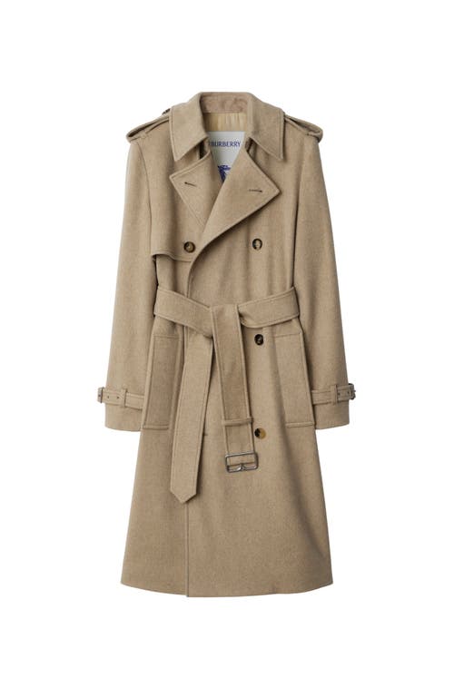 BURBERRY BURBERRY LONG CASHMERE TRENCH COAT