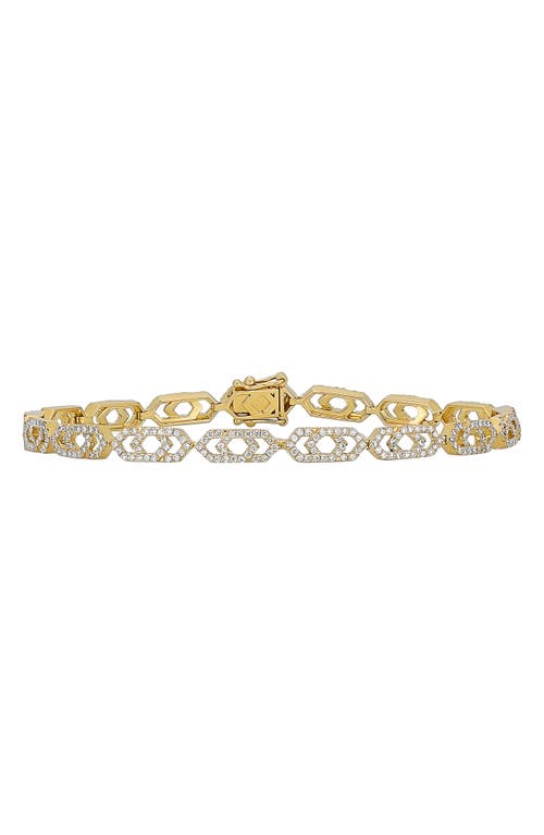 Bony Levy Prism 18K Gold Pavé Diamond Tennis Bracelet in 18K Yellow Gold at Nordstrom, Size 7