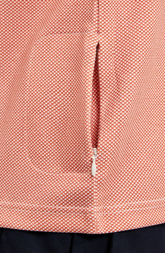 Shop Sealskinz Ingworth Textured Polo In Orange