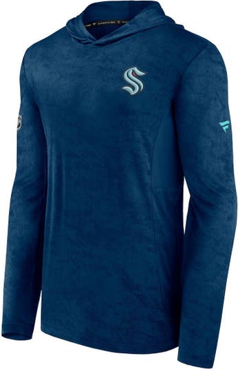 Men's Fanatics Branded White Seattle Kraken Authentic Pro Secondary Replen Long Sleeve T-Shirt