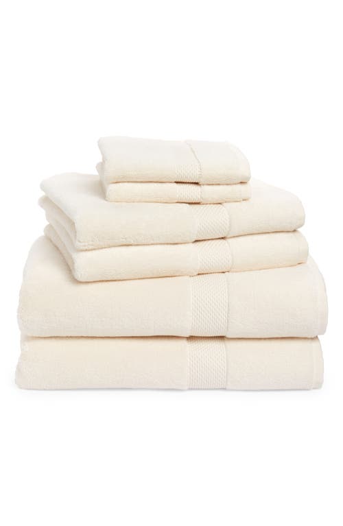 Matouk Regent 6-Piece Towel Set in Ivory