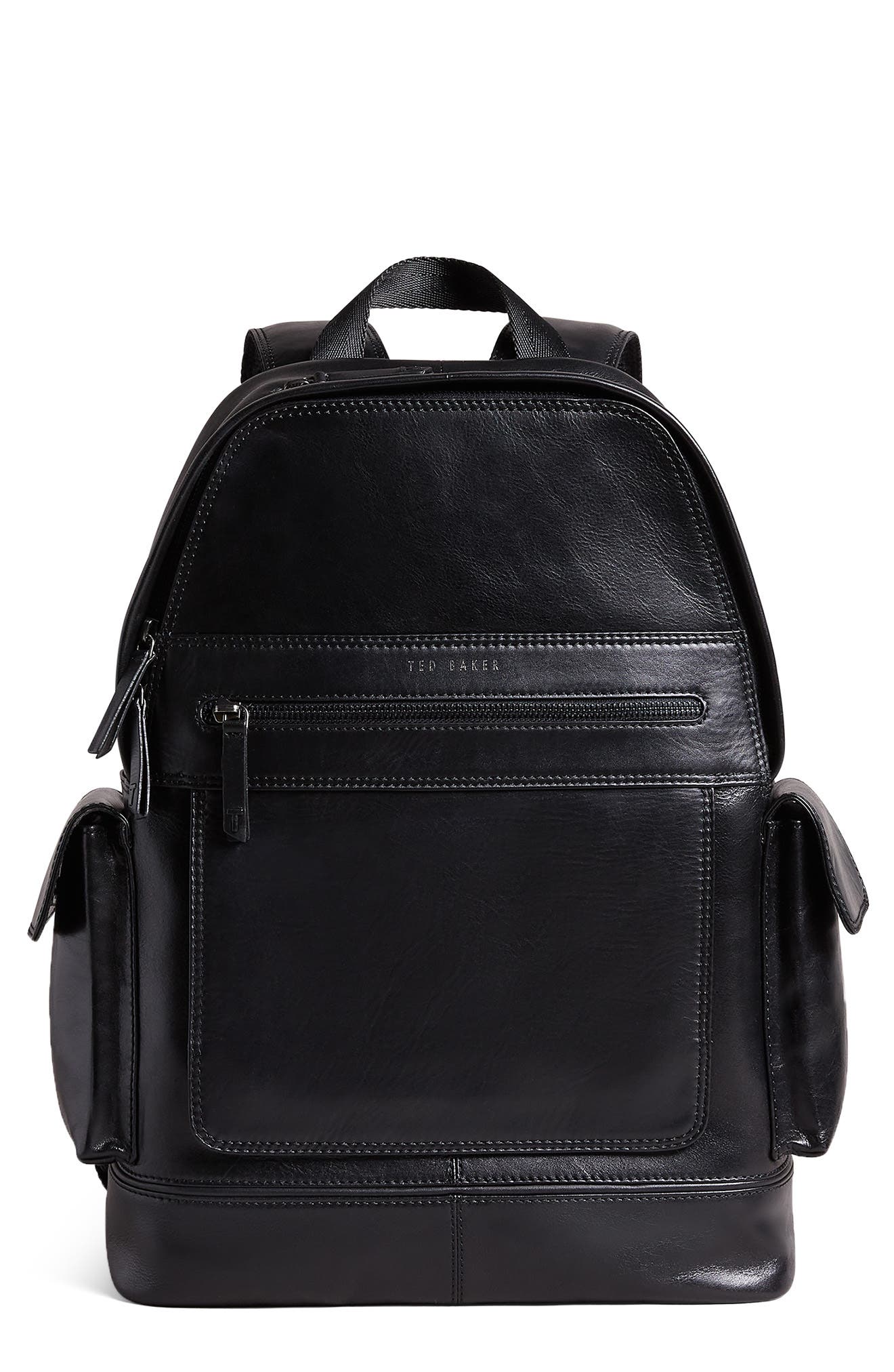 leather backpack ted baker