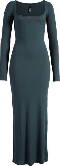 RachelVennya wore #Skims Soft Lounge Long Sleeve Dress. ➡️ IDR 1.420.800  source: skims — official website